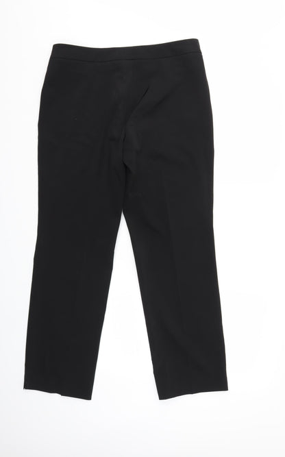 Womens UK Size 34 in Cambio Regular Fit  Black Trousers
