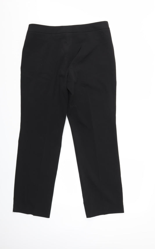 Womens UK Size 34 in Cambio Regular Fit  Black Trousers