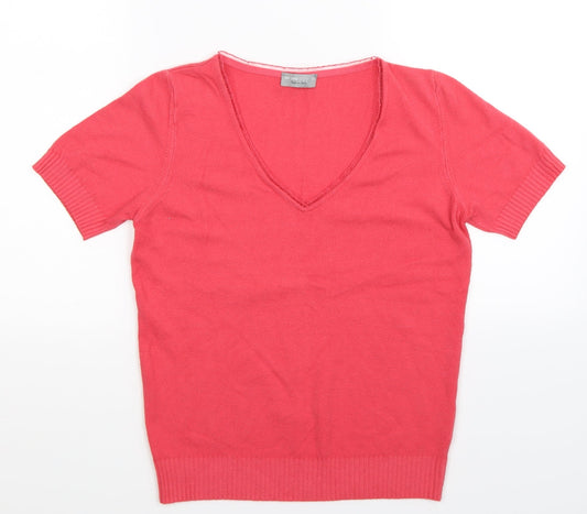 Per Una Womens Pink  Knit Basic T-Shirt Size 12