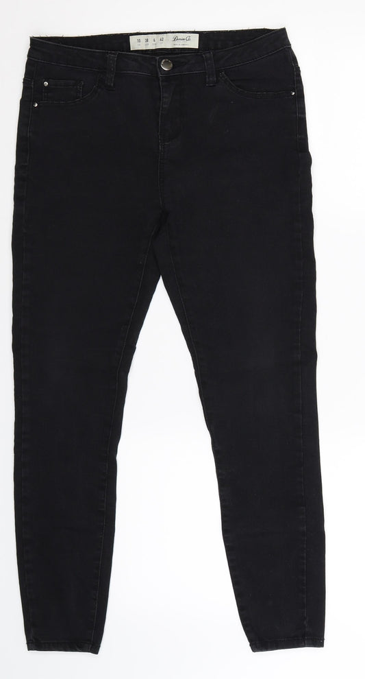 Denim Co Womens Black  Denim Jegging Jeans Size 10 L25 in