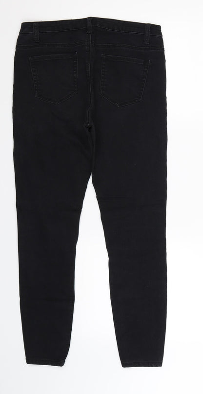 Denim Co Womens Black  Denim Jegging Jeans Size 10 L25 in