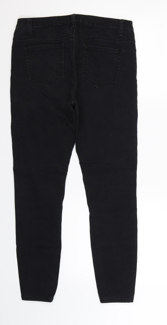 Denim Co Womens Black  Denim Jegging Jeans Size 10 L25 in