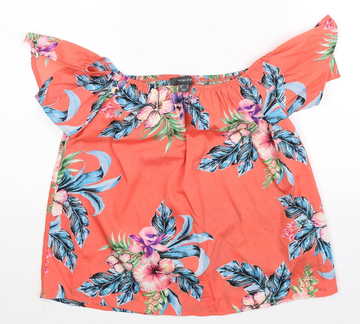 Primark Womens Pink Floral  Camisole Blouse Size 8