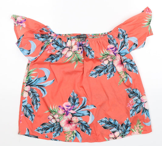 Primark Womens Pink Floral  Camisole Blouse Size 8