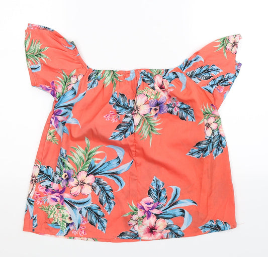 Primark Womens Pink Floral  Camisole Blouse Size 8