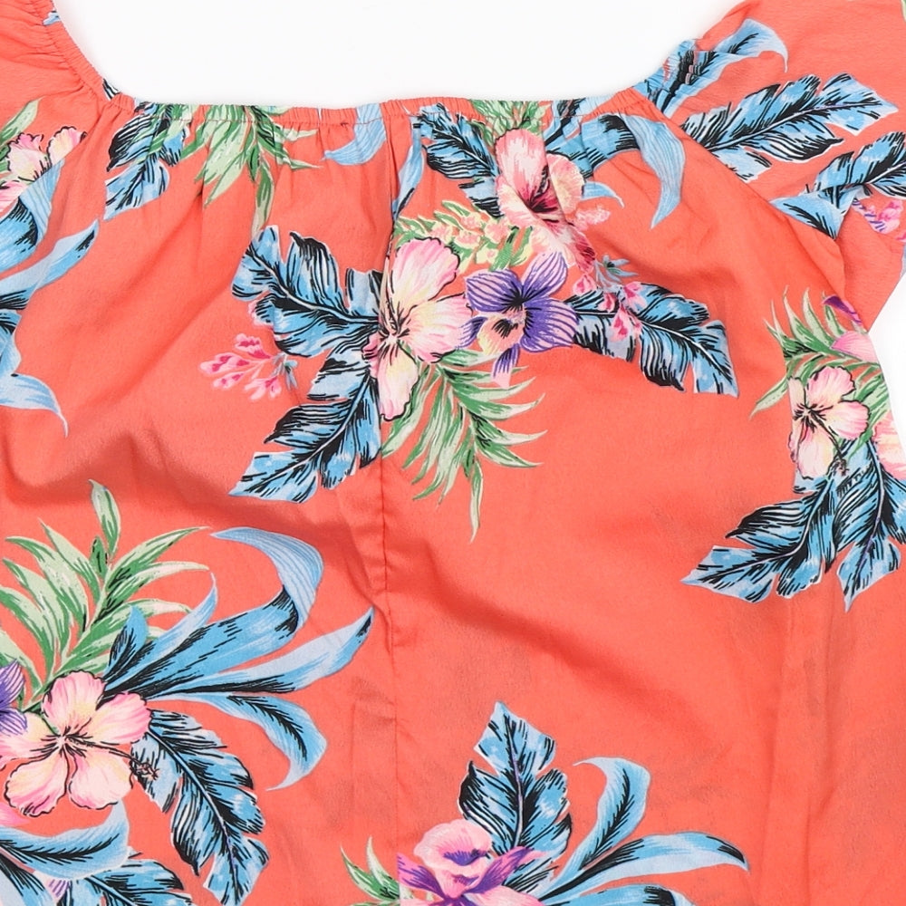 Primark Womens Pink Floral  Camisole Blouse Size 8