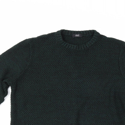 F&F Mens Green   Pullover Jumper