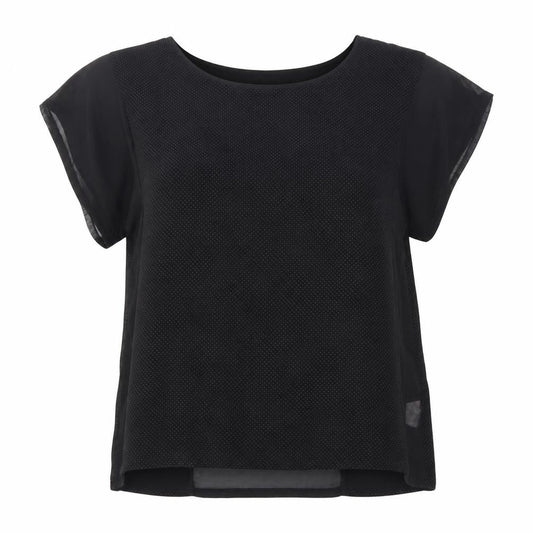 Womens UK Size 14 Atmosphere Black Basic Blouse