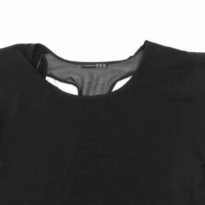 Womens UK Size 14 Atmosphere Black Basic Blouse
