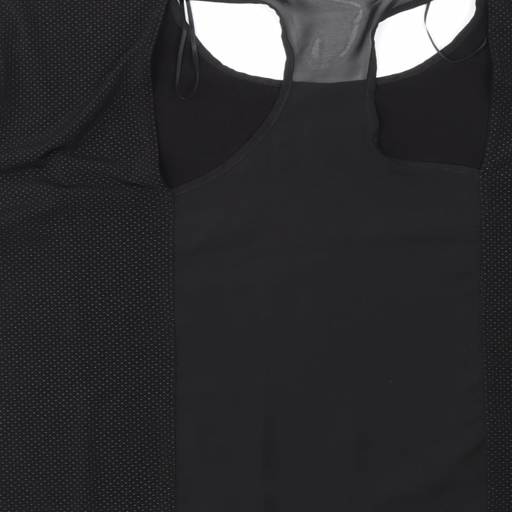 Womens UK Size 14 Atmosphere Black Basic Blouse