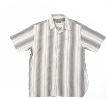 Wolsey Mens Multicoloured Striped   Button-Up Size L