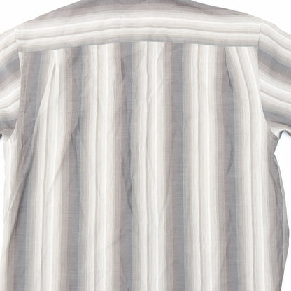 Wolsey Mens Multicoloured Striped   Button-Up Size L