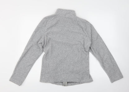Womens Grey   Full Zip Sweatshirt