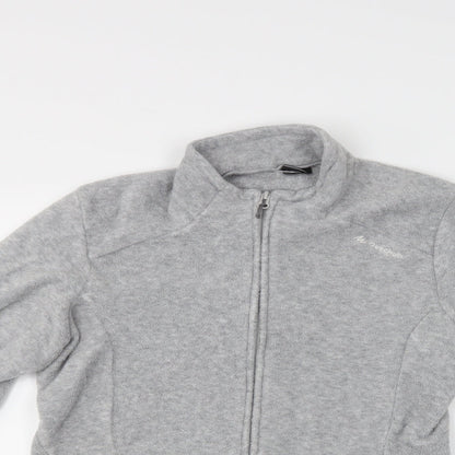 Womens Grey   Full Zip Sweatshirt