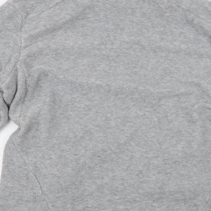 Womens Grey   Full Zip Sweatshirt