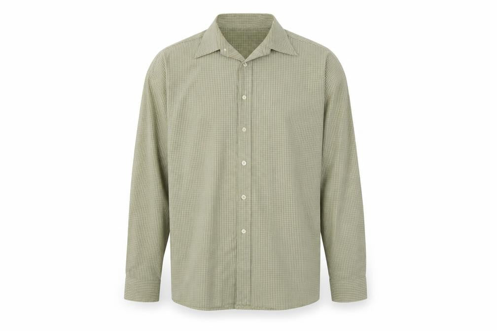 Mens UK Size L George Green  Button-Up Long Sleeve Casual Shirt