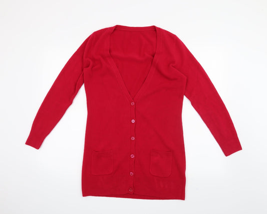 South Womens Pink   Cardigan Jumper Size 10