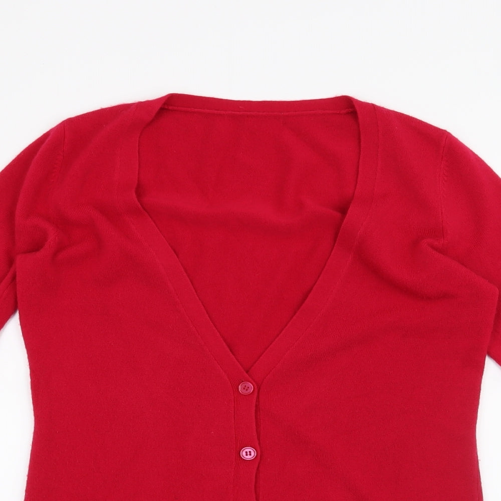 South Womens Pink   Cardigan Jumper Size 10
