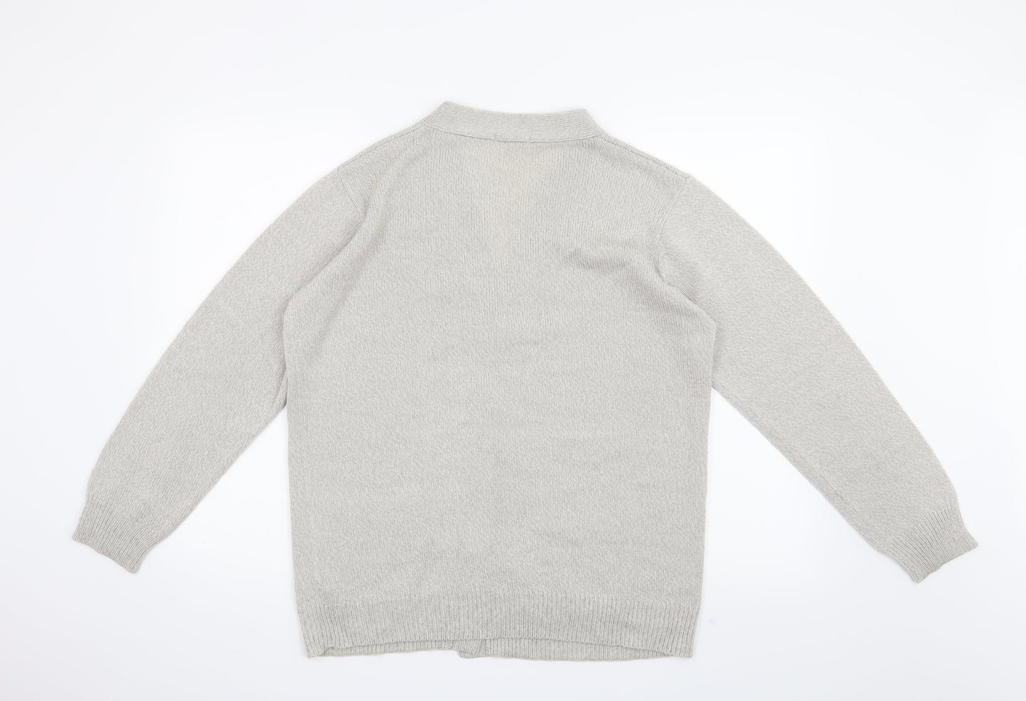 Damart Womens Grey   Cardigan Jumper Size 14