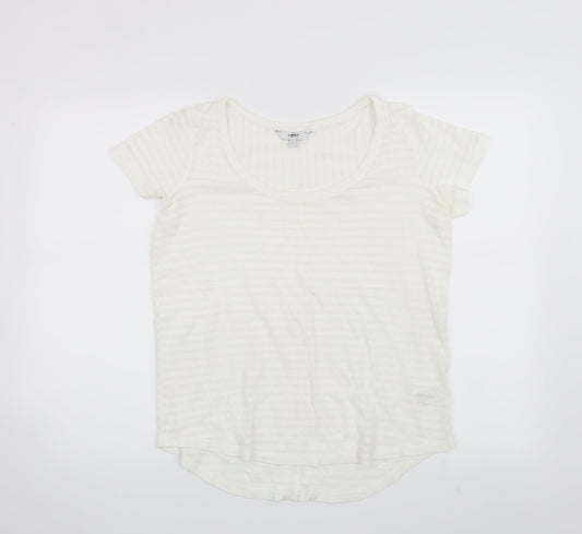 Womens UK Size 8 NEXT White Basic T-Shirt
