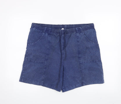 Cascade Mens Blue   Chino Shorts Size S
