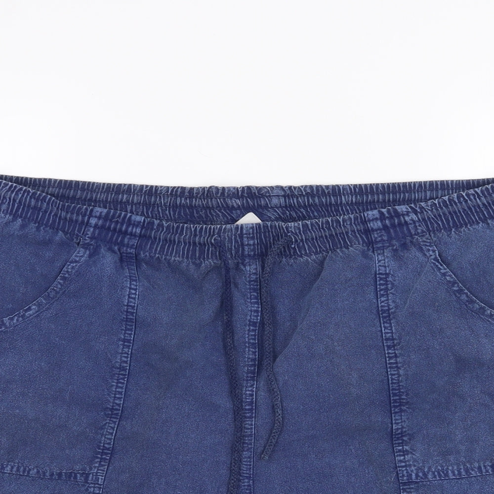 Cascade Mens Blue   Chino Shorts Size S