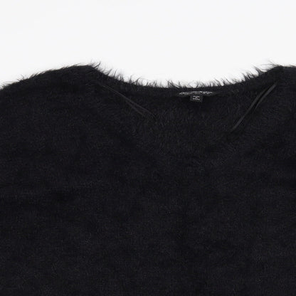 Miss Selfridge Womens Black   Pullover Jumper Size 12
