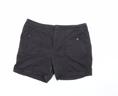 F&F Womens Black   Chino Shorts