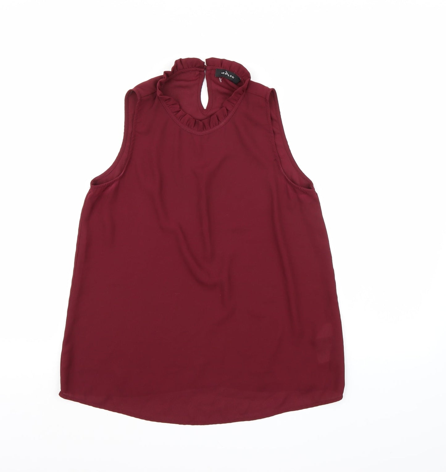 Womens UK Size 8 New Look Brown Basic Blouse
