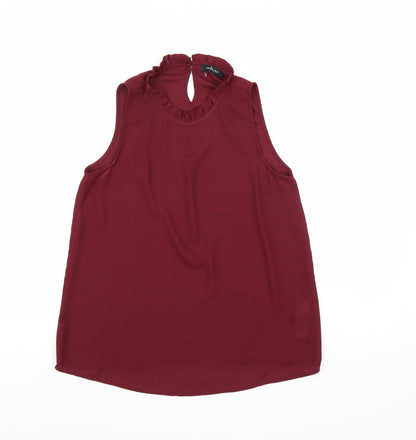 Womens UK Size 8 New Look Brown Basic Blouse