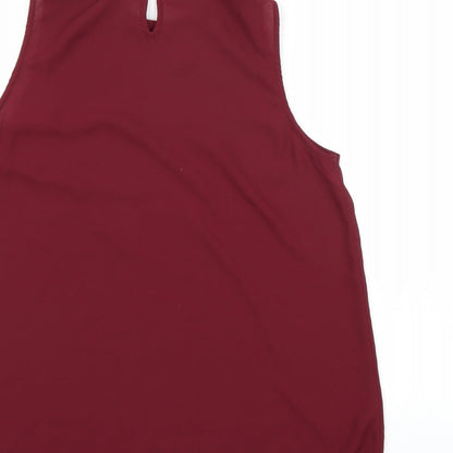 Womens UK Size 8 New Look Brown Basic Blouse