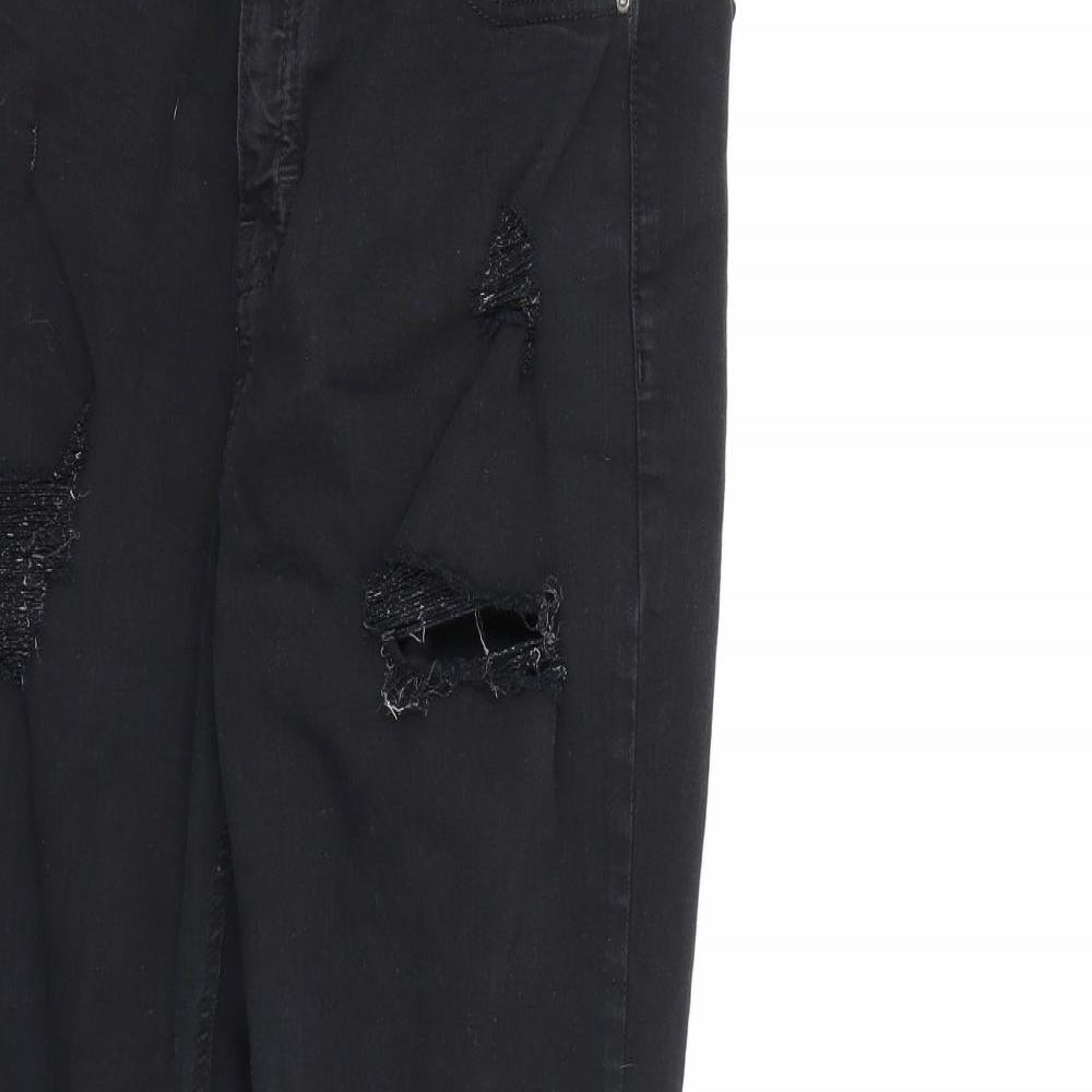 Topshop Womens Black  Denim Skinny Jeans  L30 in
