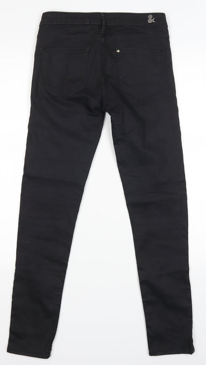 Womens UK Size 26 H&M Regular Fit Skinny Black Jeans