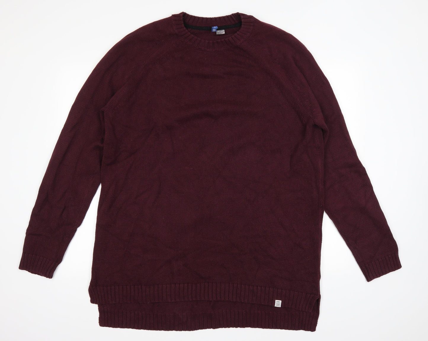 Divided by H&M Womens Red   Pullover Jumper Size L