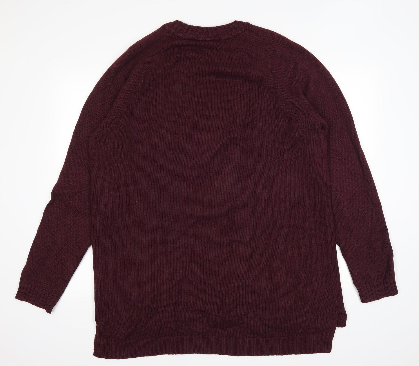 Divided by H&M Womens Red   Pullover Jumper Size L