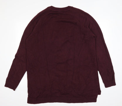 Divided by H&M Womens Red   Pullover Jumper Size L