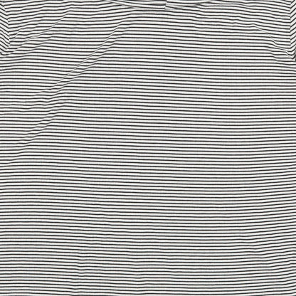 Deane & White Womens White Striped  Pullover Jumper Size L