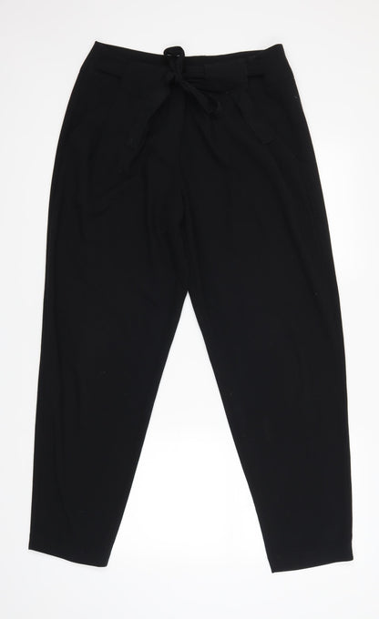 Womens UK Size 14 Marks and Spencer Regular Fit  Black Trousers