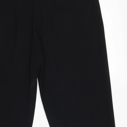 Womens UK Size 14 Marks and Spencer Regular Fit  Black Trousers