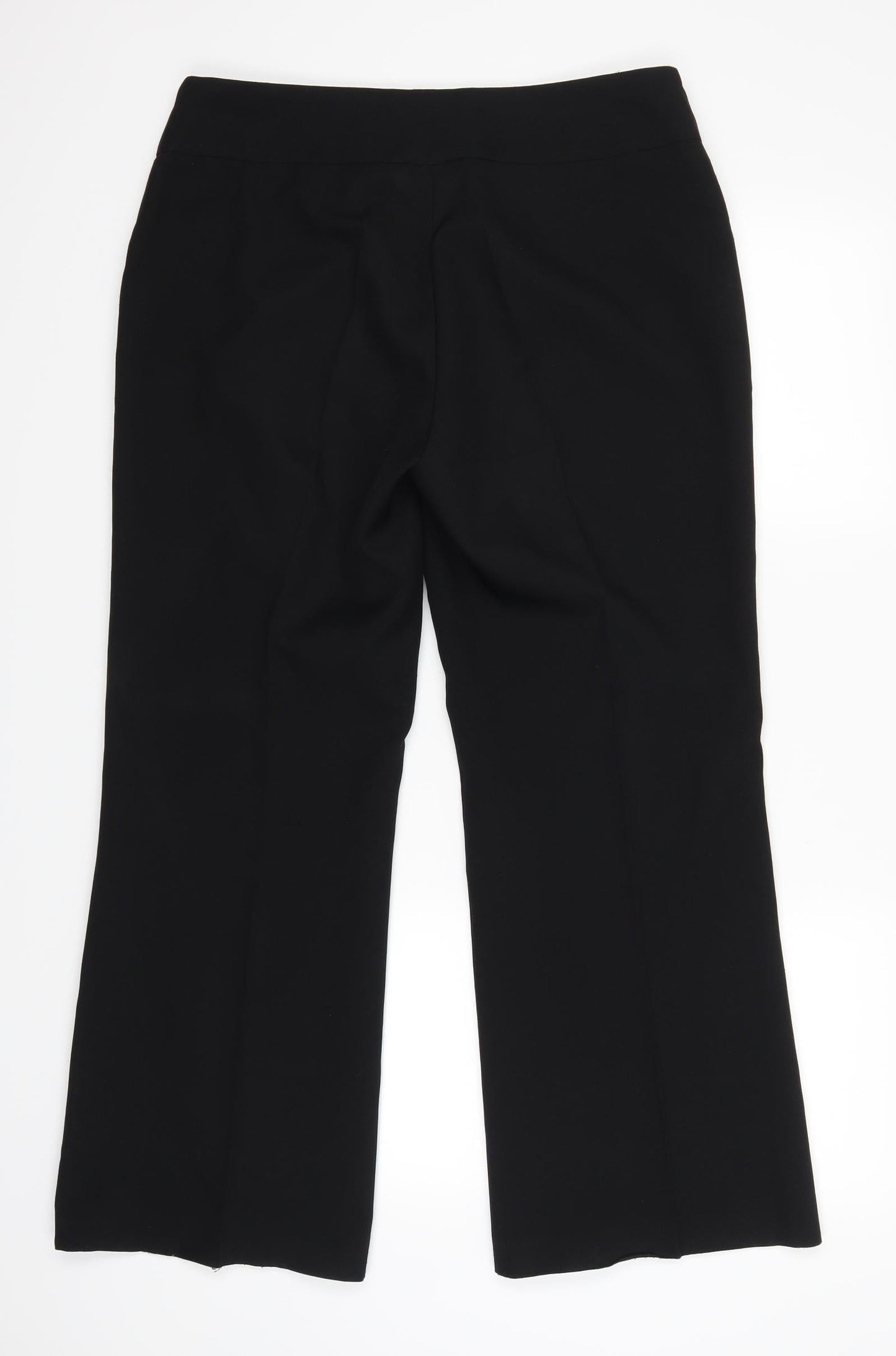Womens UK Size 32 in F&F Regular Fit  Black Trousers