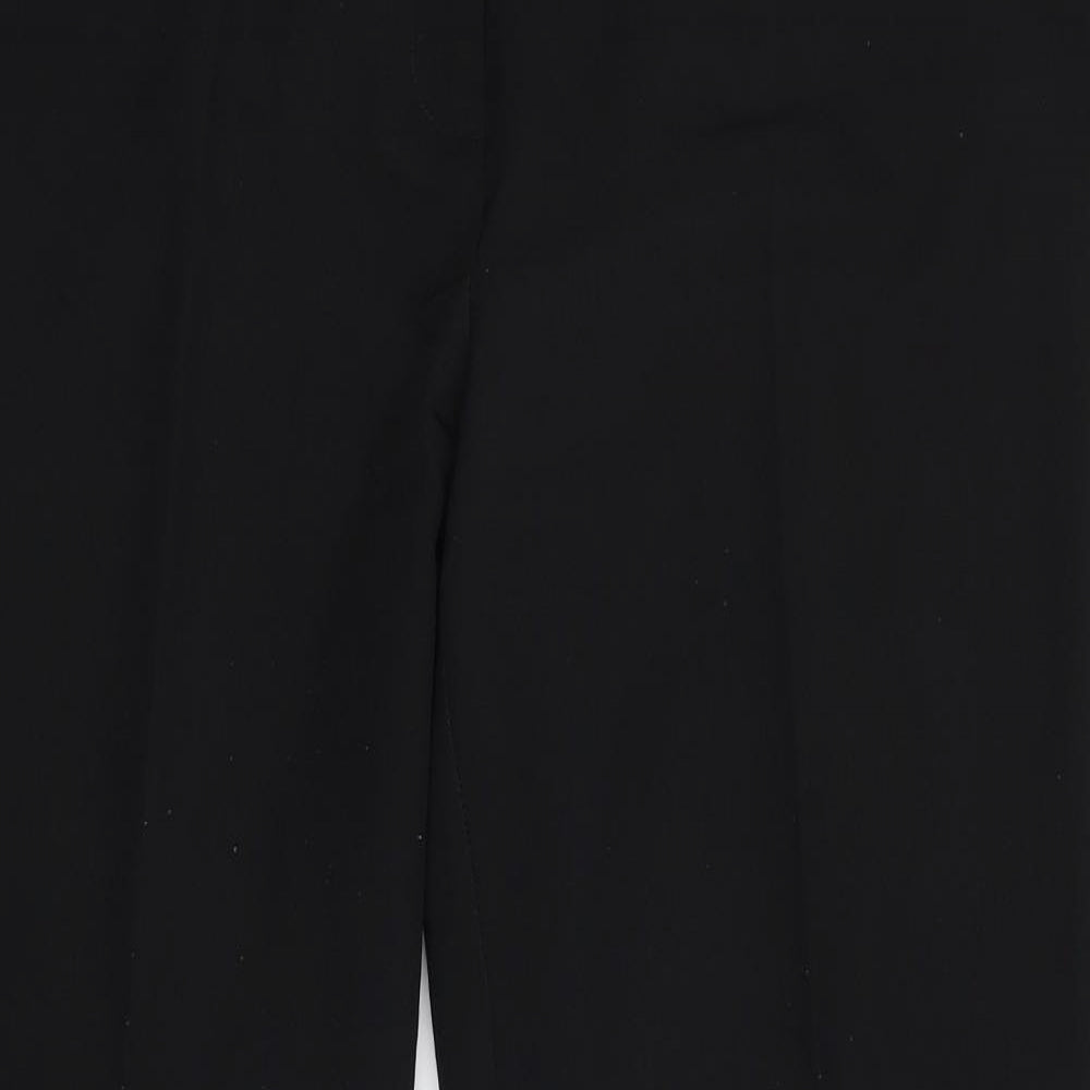 Womens UK Size 32 in F&F Regular Fit  Black Trousers
