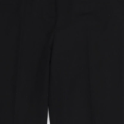 Womens UK Size 32 in F&F Regular Fit  Black Trousers
