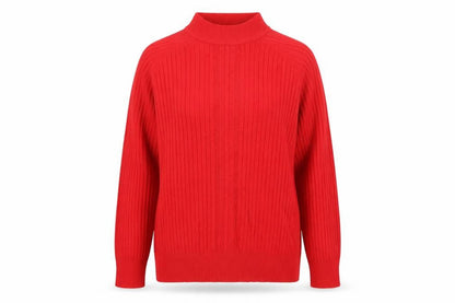 Affections Womens Red   Pullover Jumper Size L