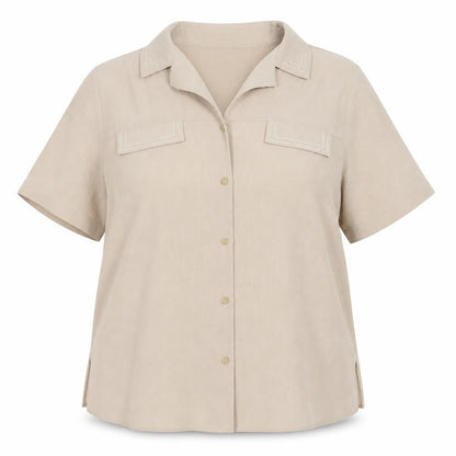 Womens UK Size 16 Berkertex Brown Basic Button-Up
