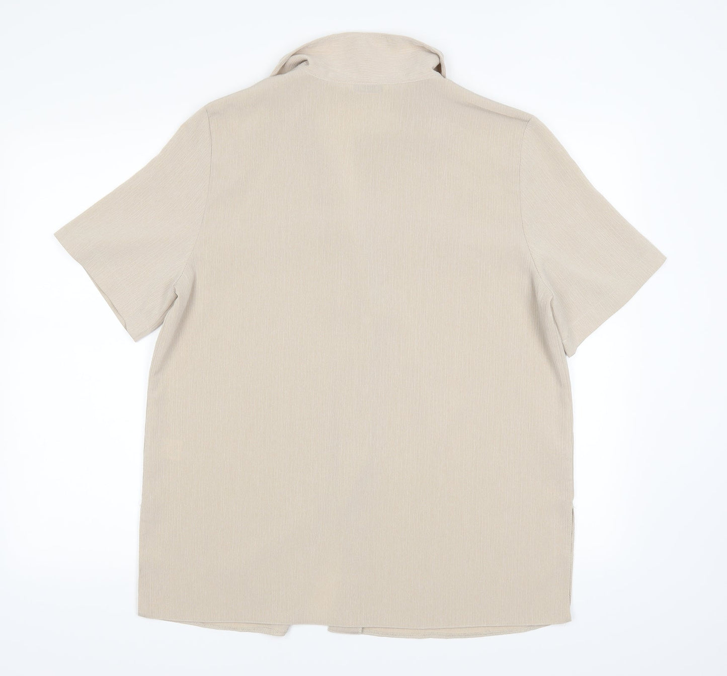 Womens UK Size 16 Berkertex Brown Basic Button-Up