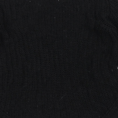 H&M Womens Black   Pullover Jumper Size S