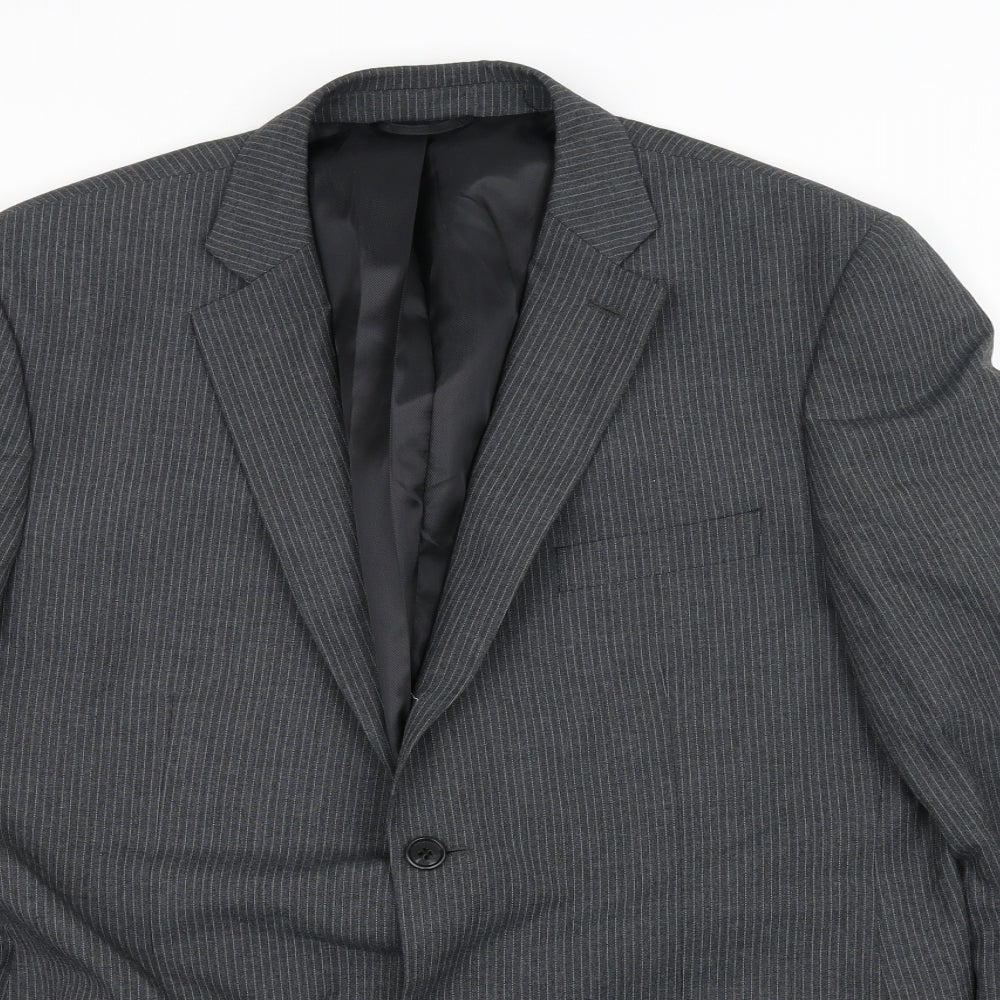 Mens UK Size 42 Jack Reid Regular Grey Suit Jacket