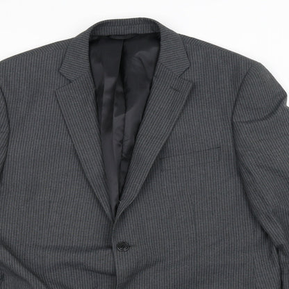 Mens UK Size 42 Jack Reid Regular Grey Suit Jacket