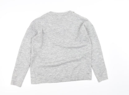 Dorothy Perkins Womens Grey   Pullover Jumper Size 14