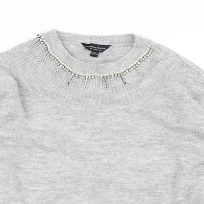 Dorothy Perkins Womens Grey   Pullover Jumper Size 14